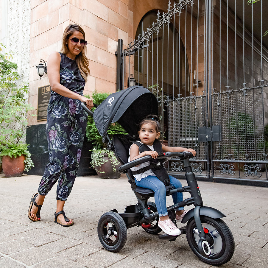 QPlay Rito Air Gel Tricycle Black