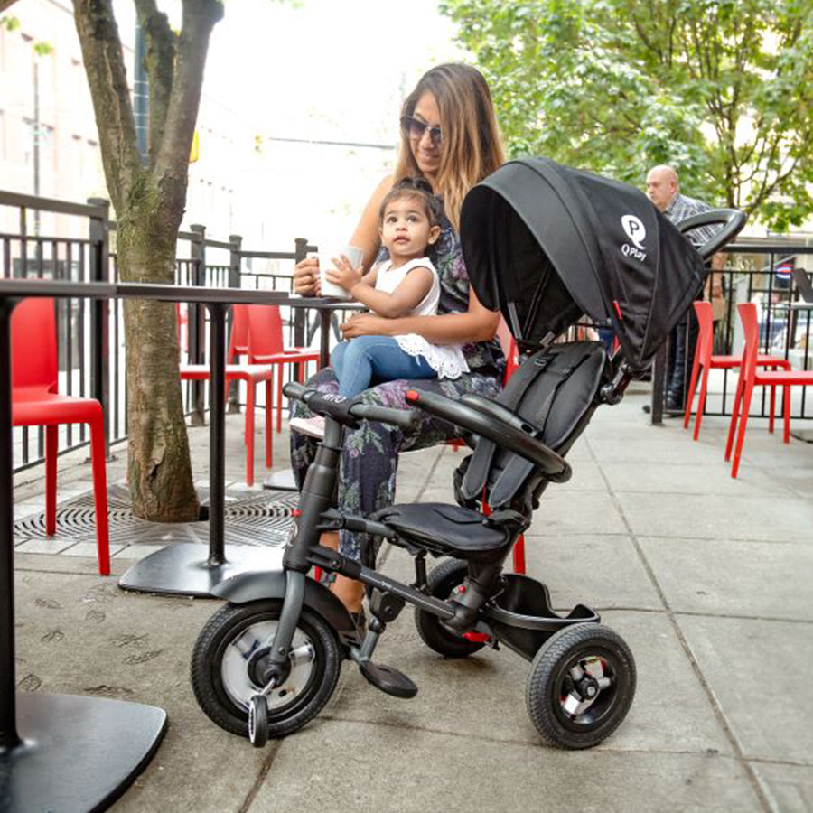 QPlay Rito Air Gel Tricycle Black