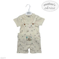 M/C INF 2PC Cool Safari Dungaree 0-9M