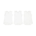 Baby Republic Babyvest Sleeveless 3 Pack - White