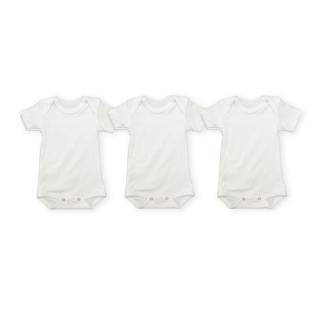 Baby Republic Babyvest Short Sleeve 3 Pack - White