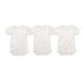 Baby Republic Babyvest Short Sleeve 3 Pack - White