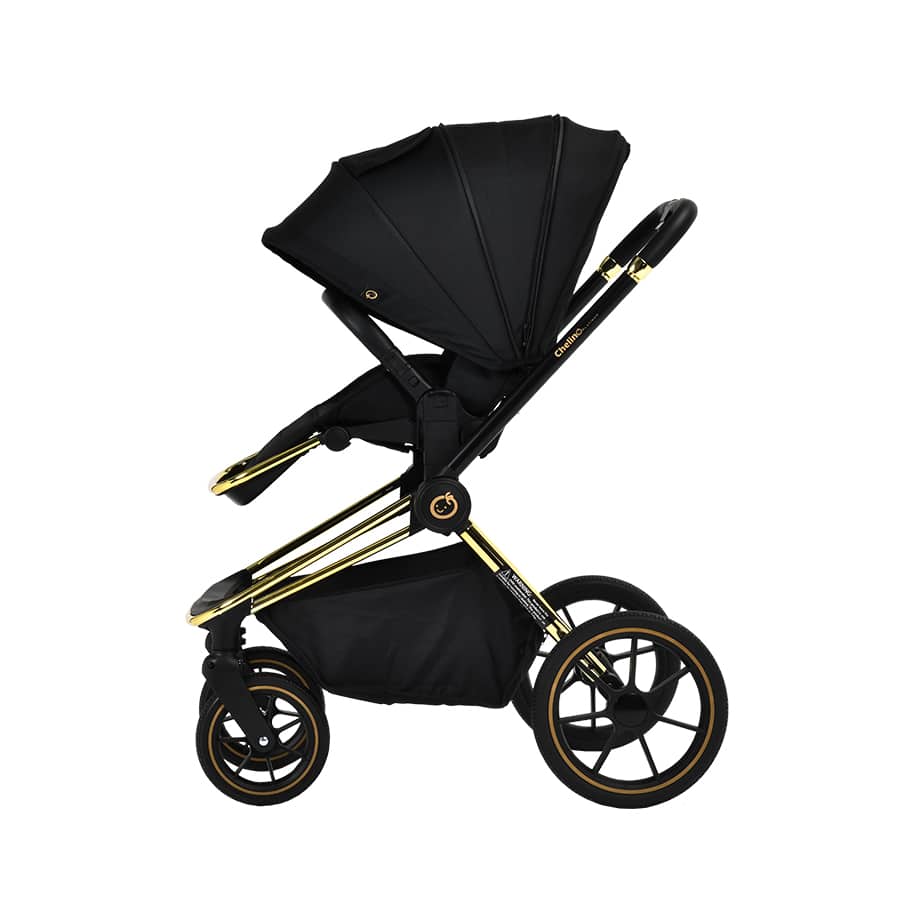Maverick Yellow Gold with Black Stroller