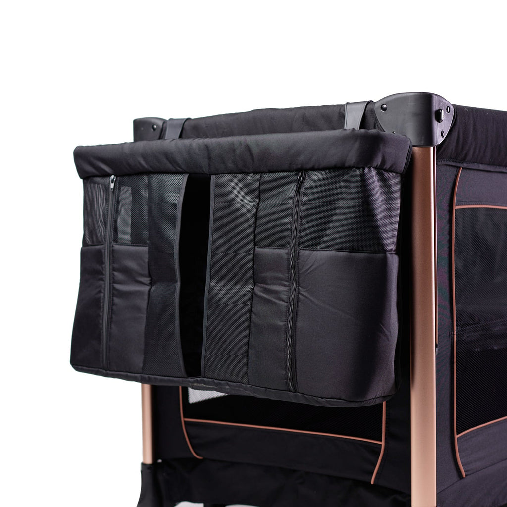 Amber II Rose Gold Nursery Camp Cot