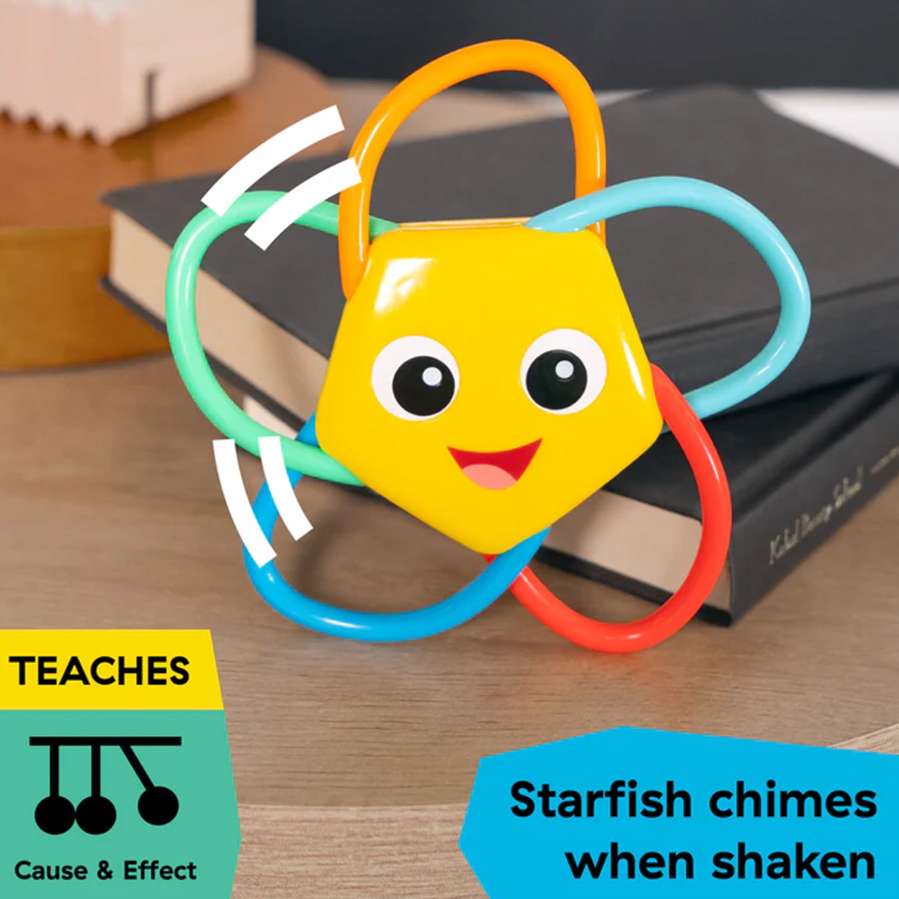 Baby Einstein Ocean Explorers Soothing Star Teether & Rattle Toy