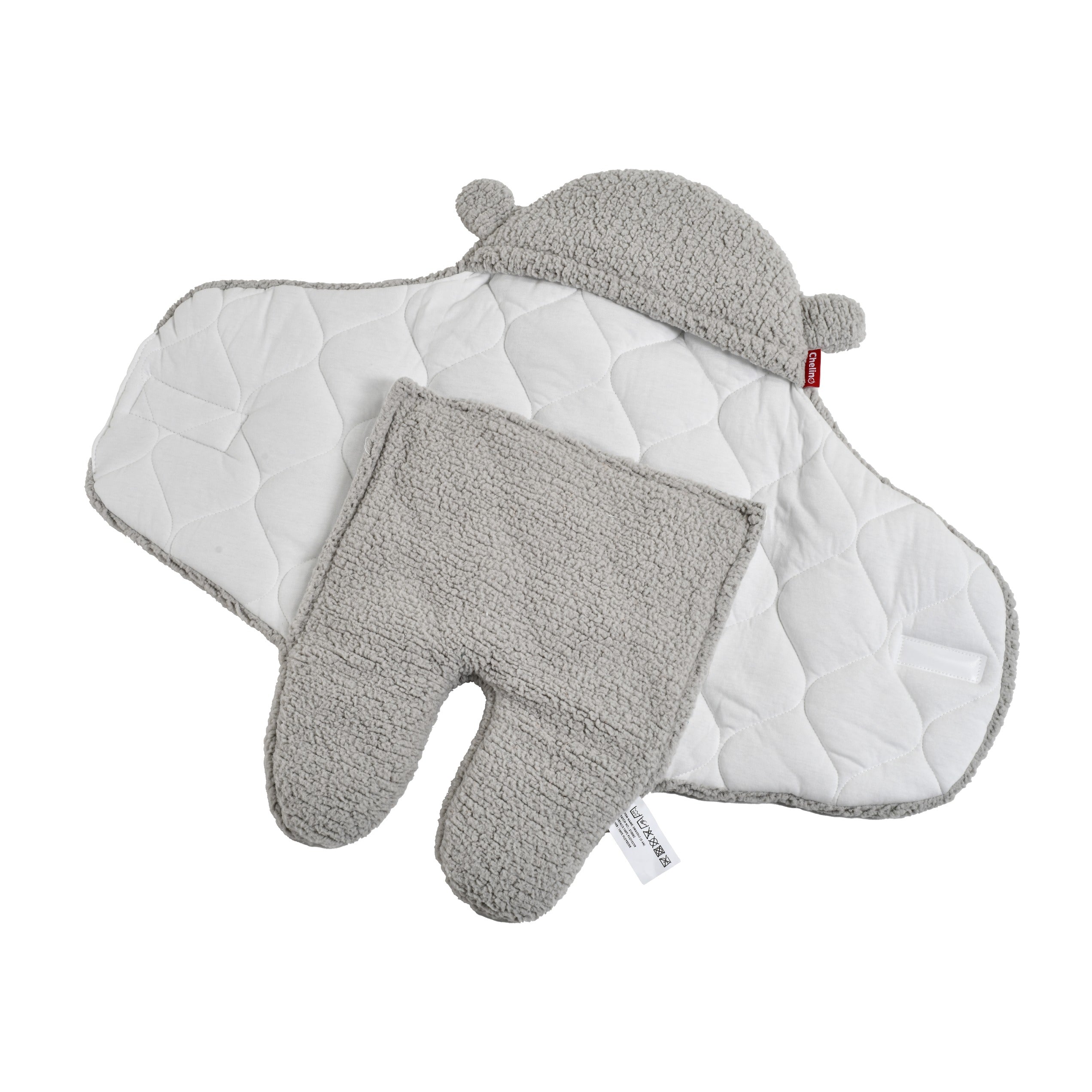 Baby Swaddle Sleeping Bag Grey