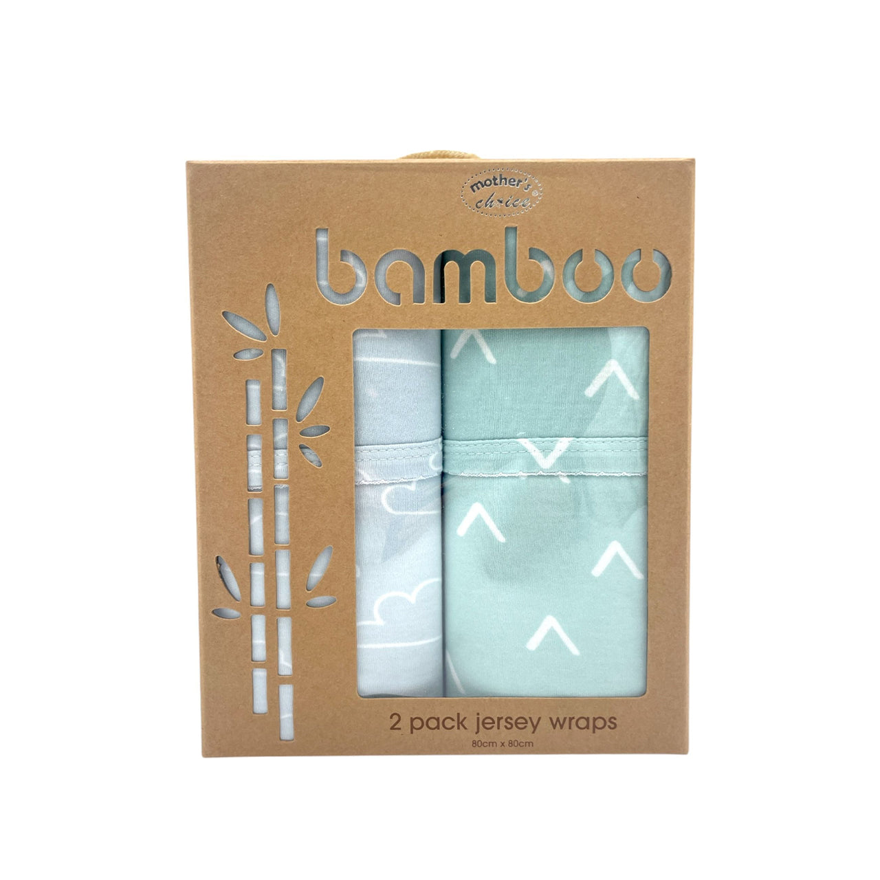 M/C Bamboo Jersey Swaddle Wrap 2 Pack Set