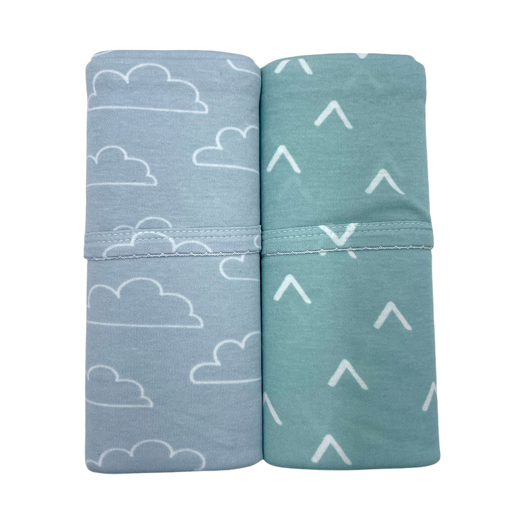 M/C Bamboo Jersey Swaddle Wrap 2 Pack Set