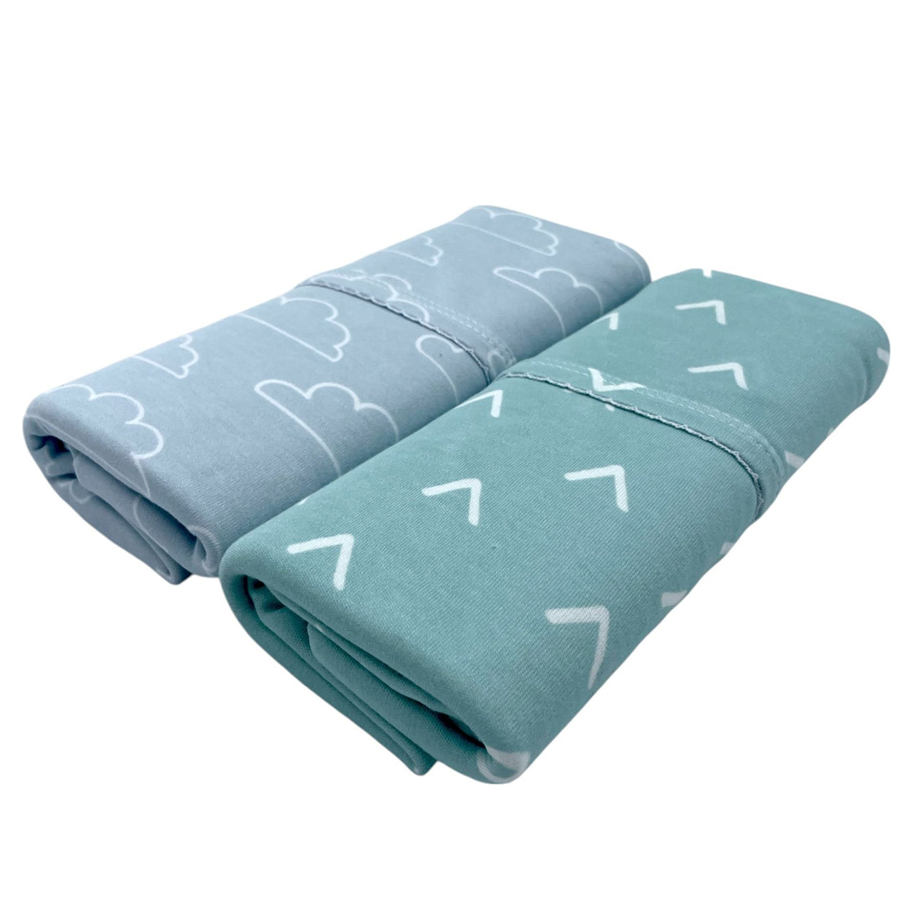 M/C Bamboo Jersey Swaddle Wrap 2 Pack Set