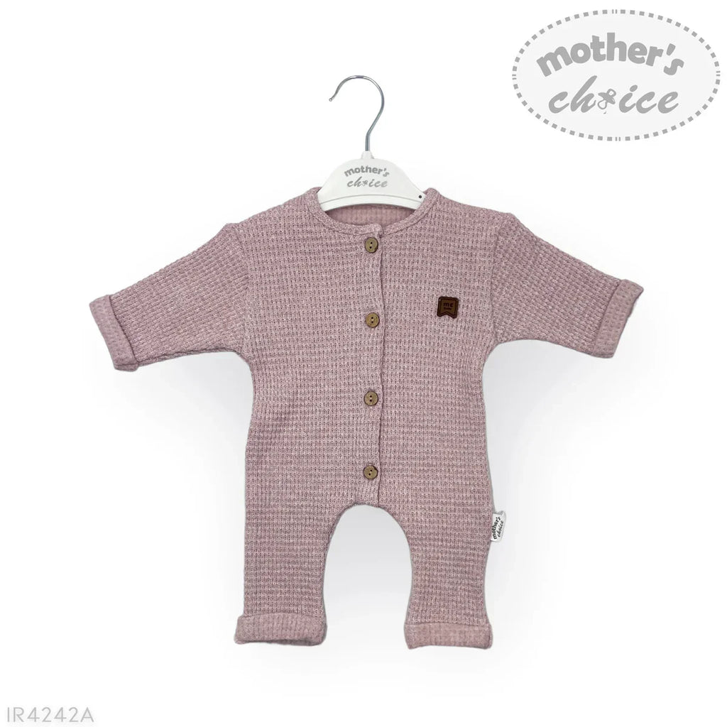 M/C Raised Waffle Rompers Newborn