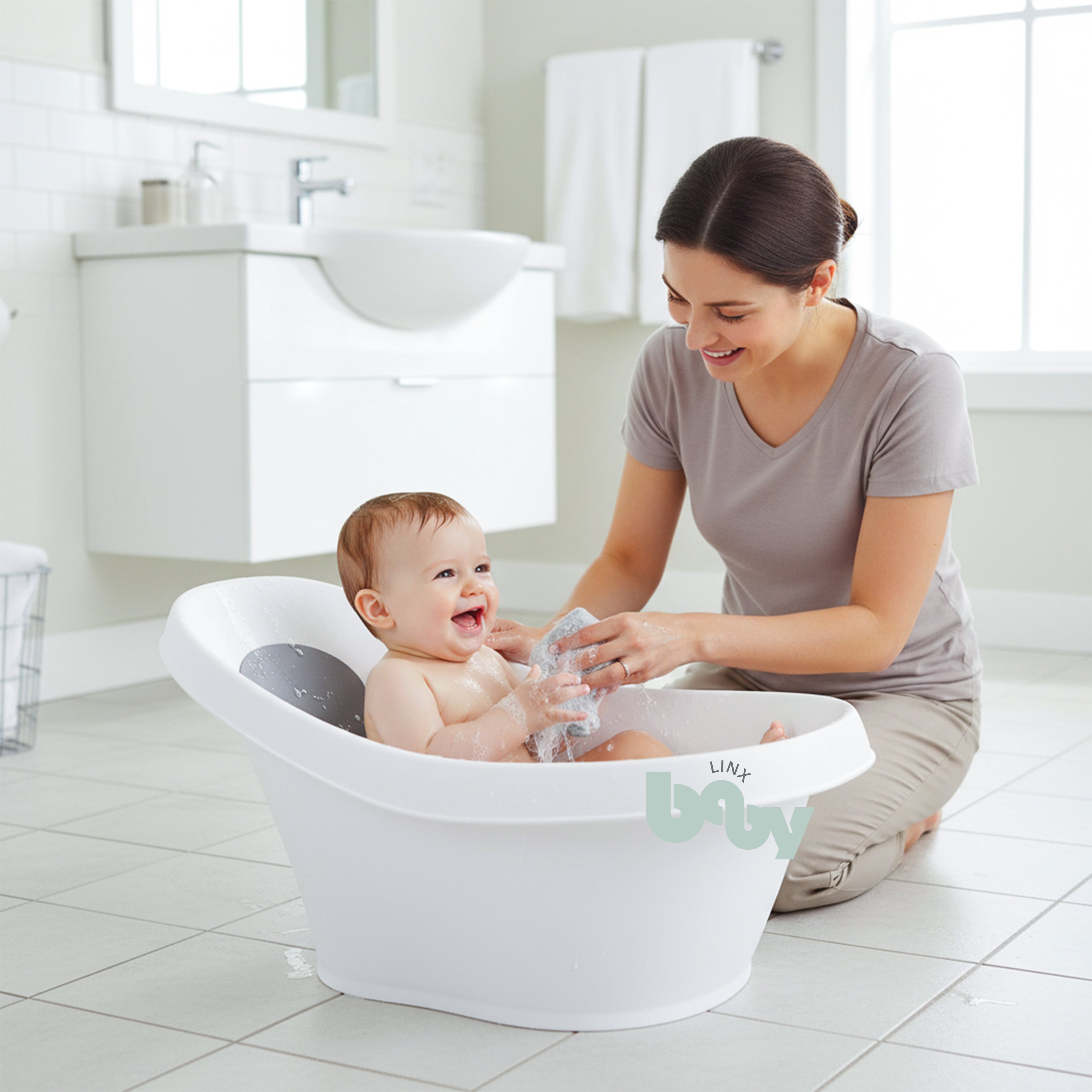 Linx Baby Newborn Snuggle Bath Tub