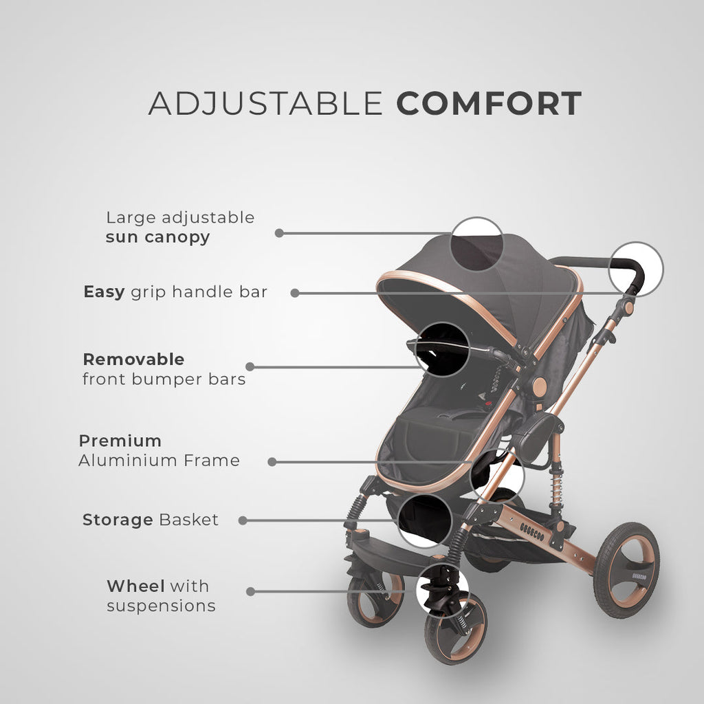 Bee Infant Seat Black