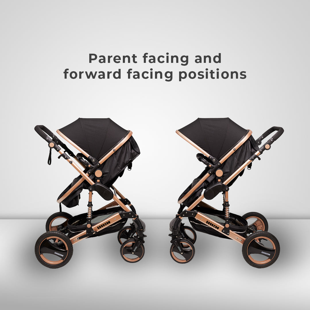 Bee Black & Gold Stroller