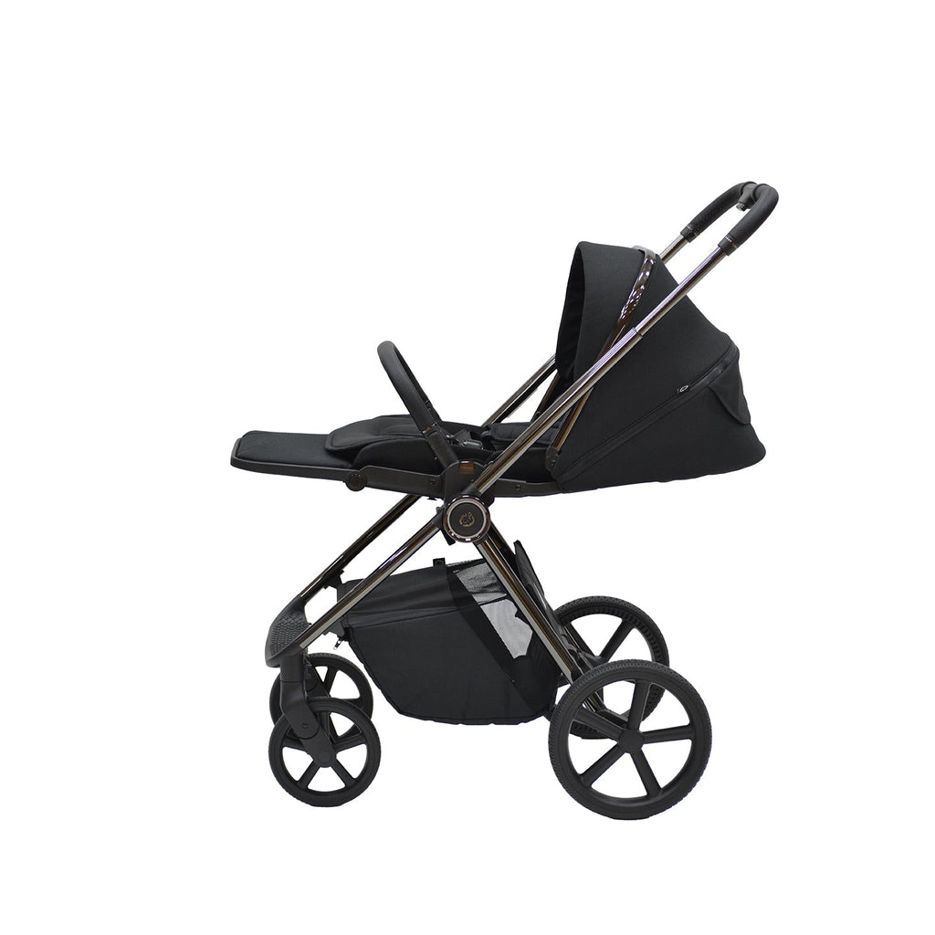 Bella III Black Stroller & Carry Cot 2 IN 1 Travel System