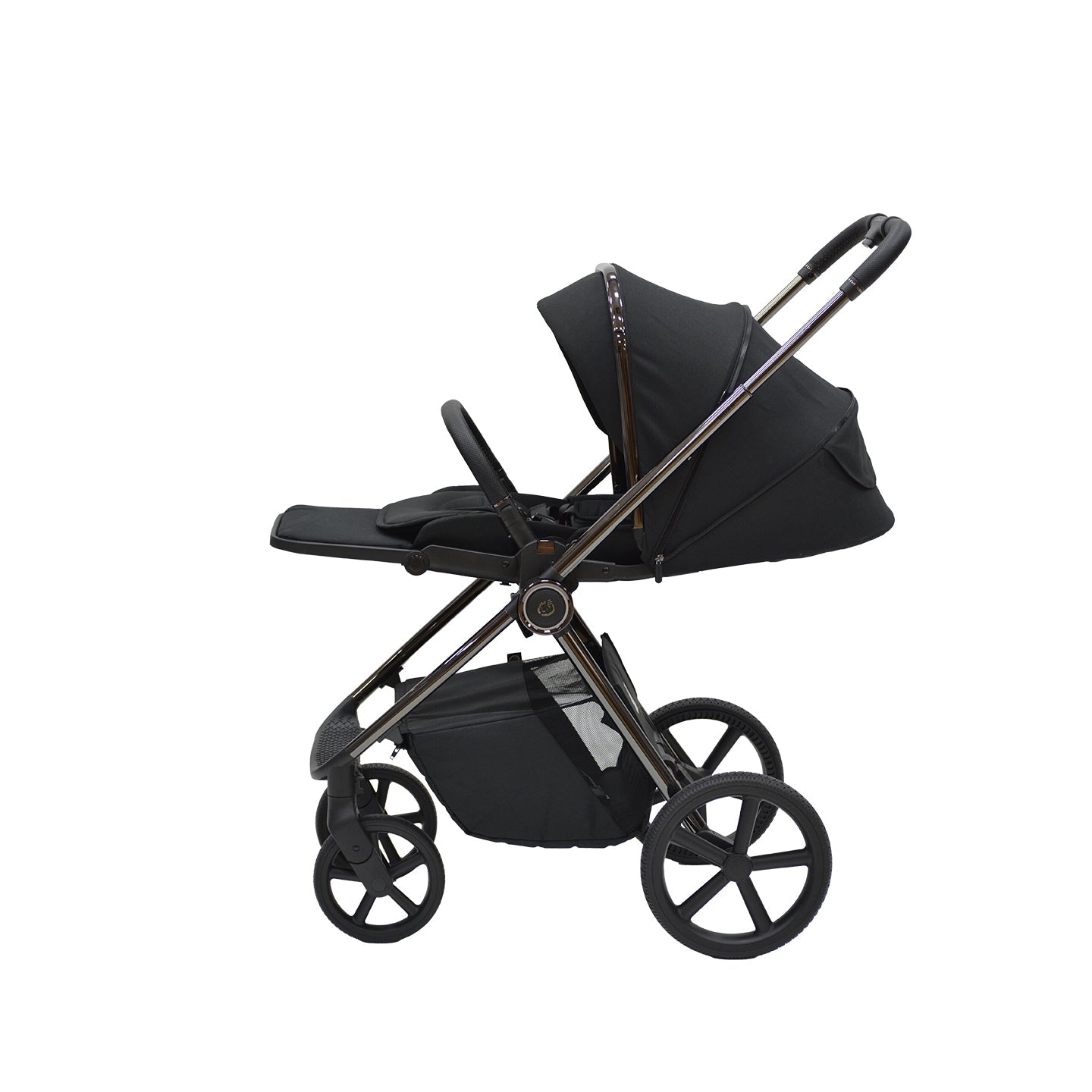 Bella III Black Stroller & Carry Cot 2 IN 1 Travel System