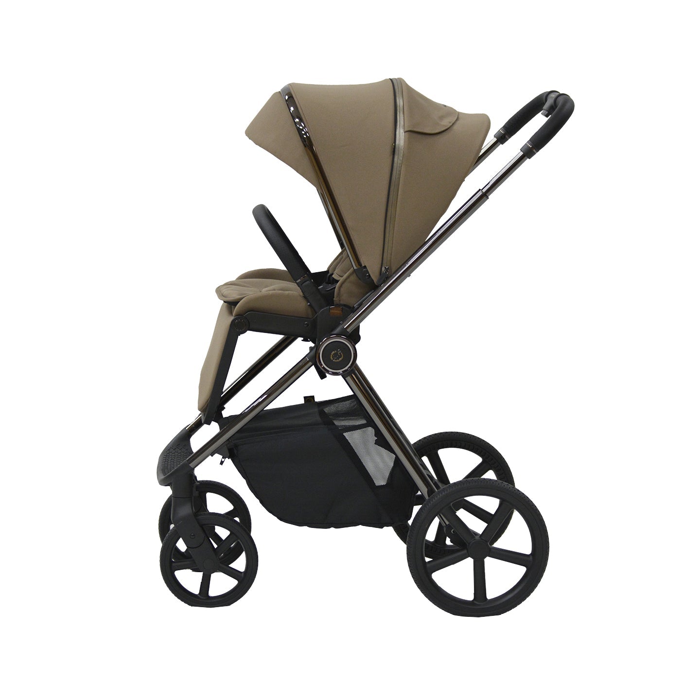 Bella III Mocca Stroller & Carry Cot 2 In 1 Travel System