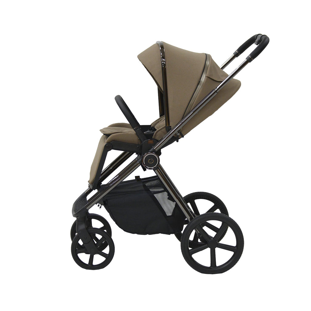 Bella III Mocca Stroller & Carry Cot 2 In 1 Travel System