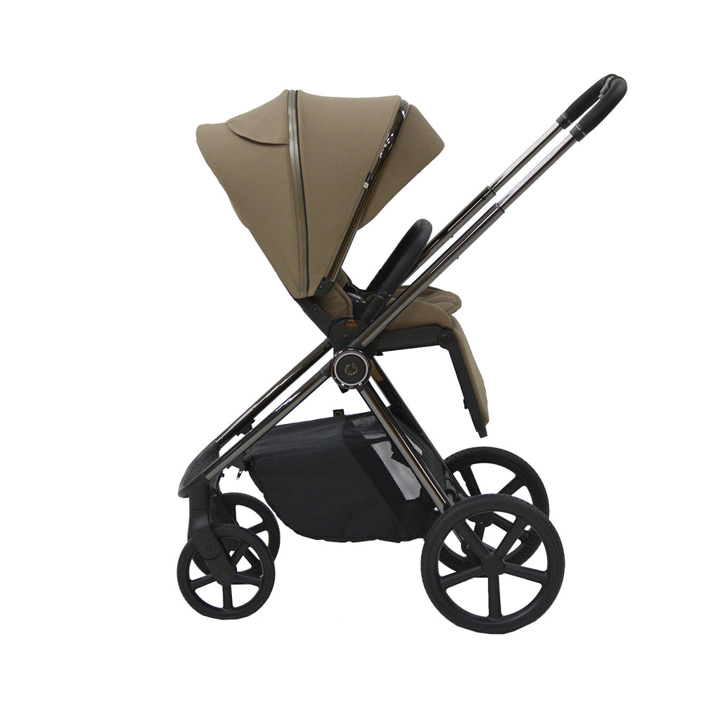 Bella III Mocca Stroller & Carry Cot 2 In 1 Travel System