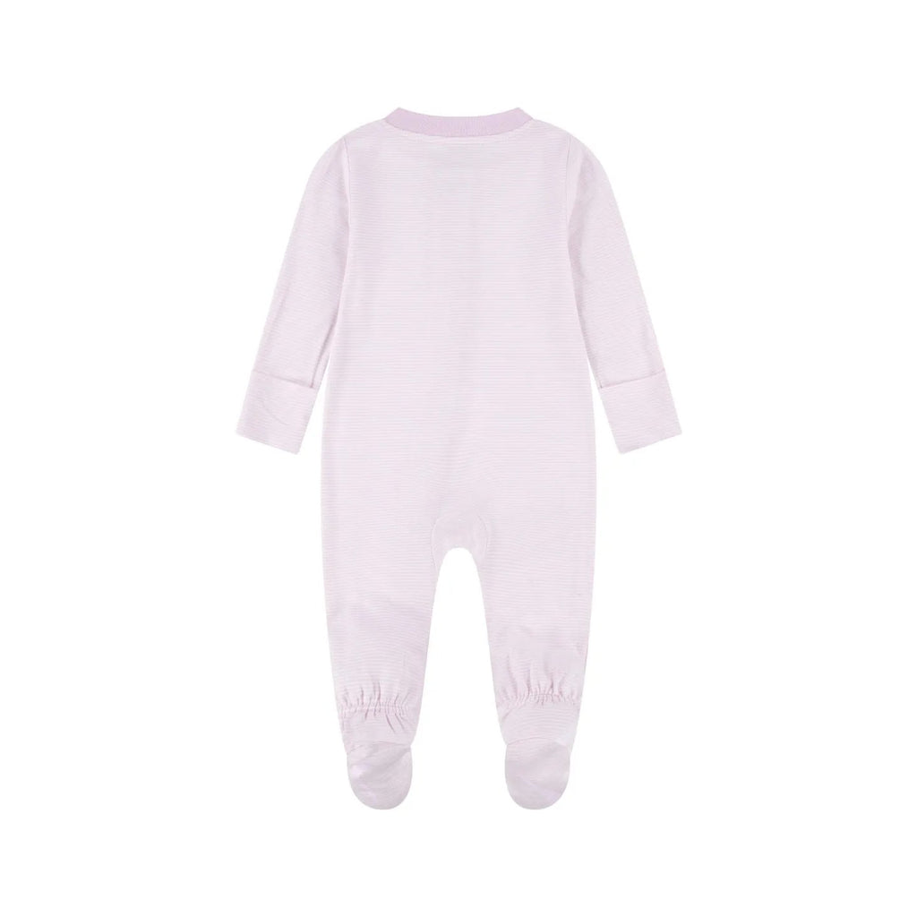 Nike Striped Footed Coverall - Pink Foam