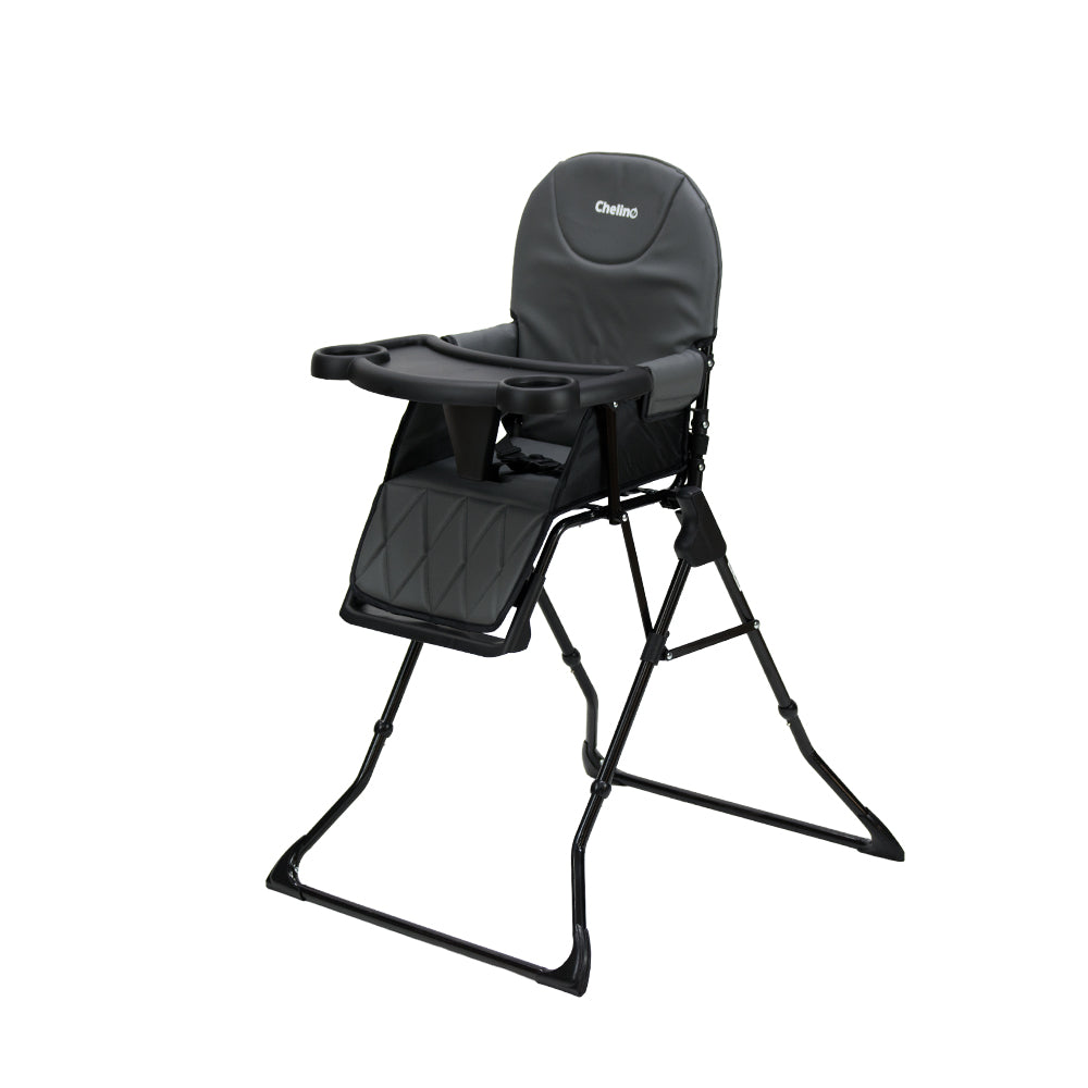 Easy Fold High Chair - Dark Grey