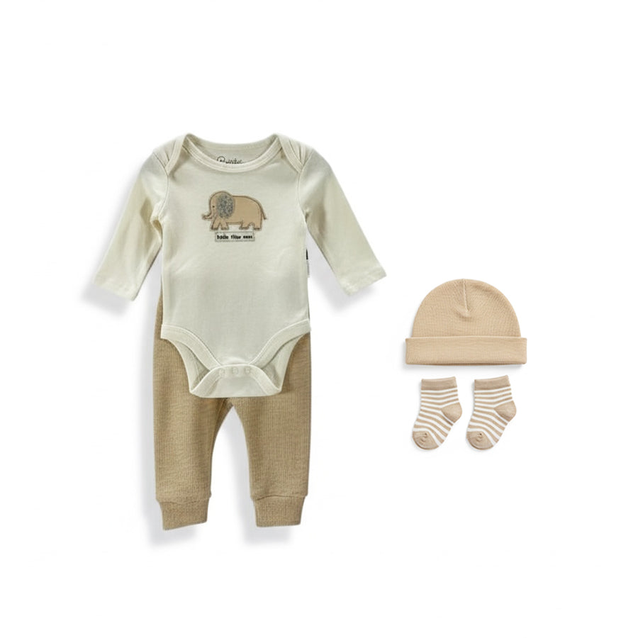 Ellie 4 Piece Set Biege