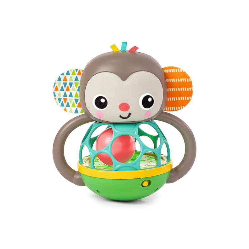 Bright Starts Grab & Giggle Monkey Multi Sensory Toy