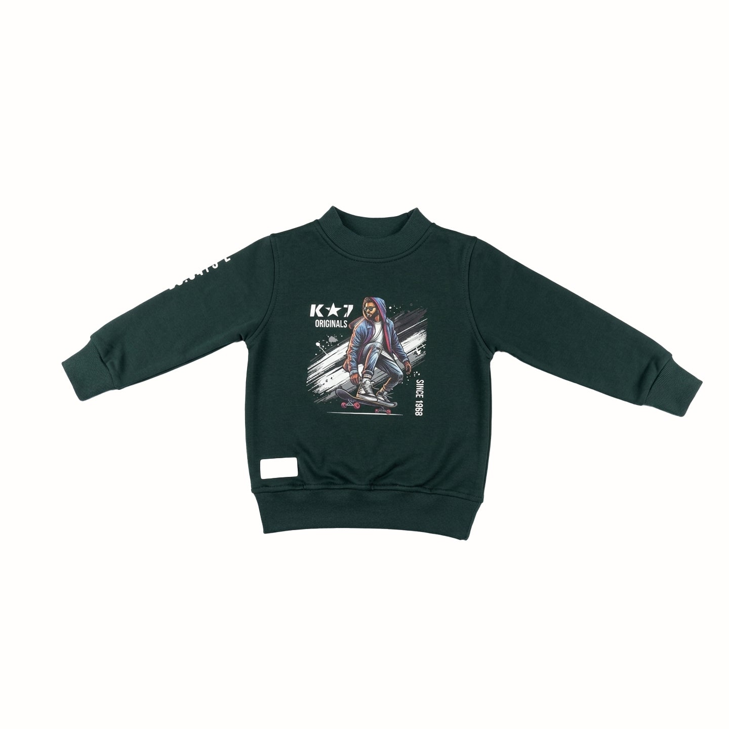 Ryu Boys Sweater - Emerald Green