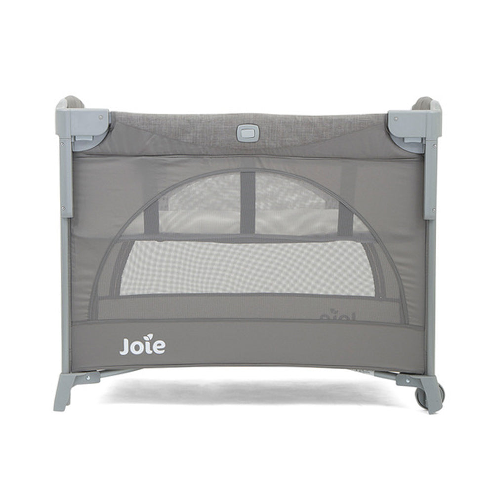 Joie Kubbie™ Sleep Bedside Crib and Travel Cot - Foggy Grey
