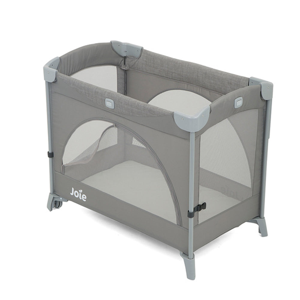 Joie Kubbie™ Sleep Bedside Crib and Travel Cot - Foggy Grey