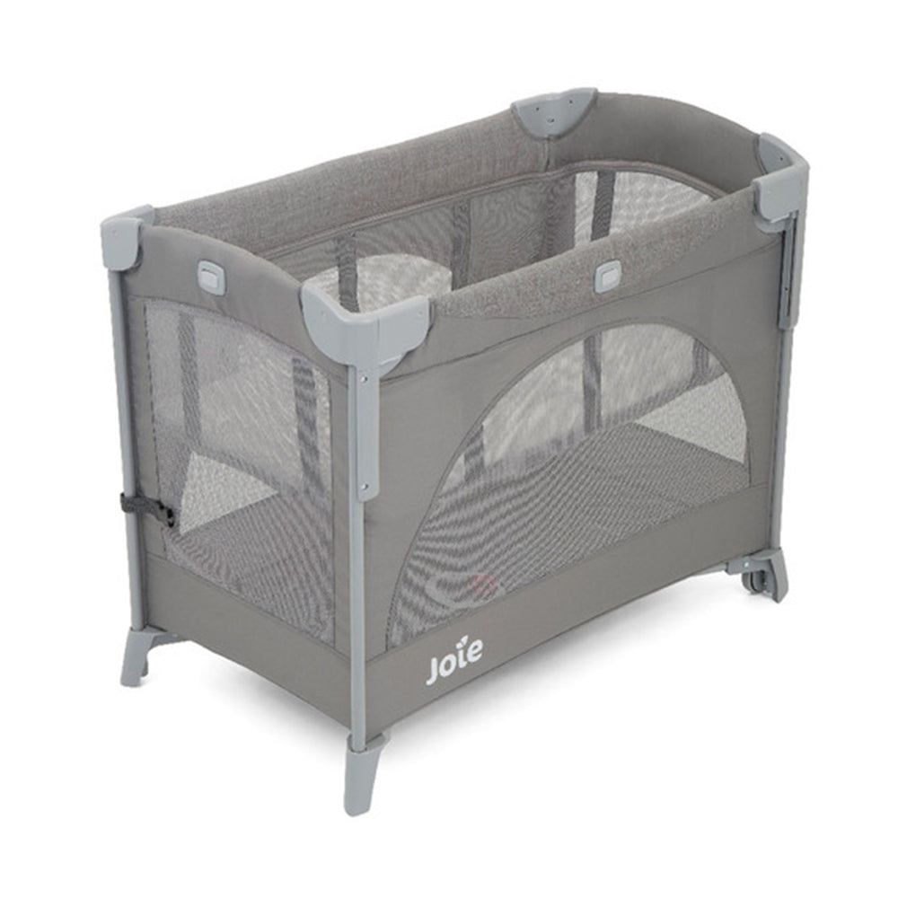 Joie Kubbie™ Sleep Bedside Crib and Travel Cot - Foggy Grey