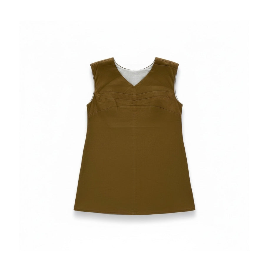 Little Linen Mocca Dress