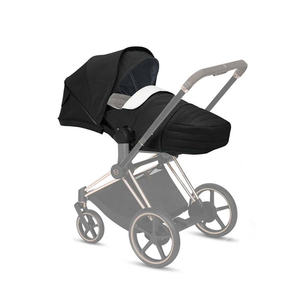 PRIAM Gen 3 Chrome Frame with Autumn Gold Seat Pack + Sirona M2 i-Size with Base M & Lite Cot Black