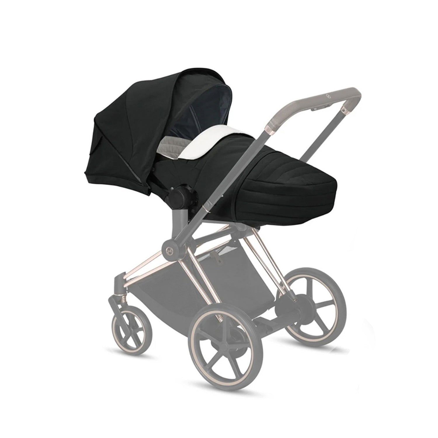 PRIAM Gen 3 Chrome Frame with Autumn Gold Seat Pack + Sirona M2 i-Size with Base M & Lite Cot Black