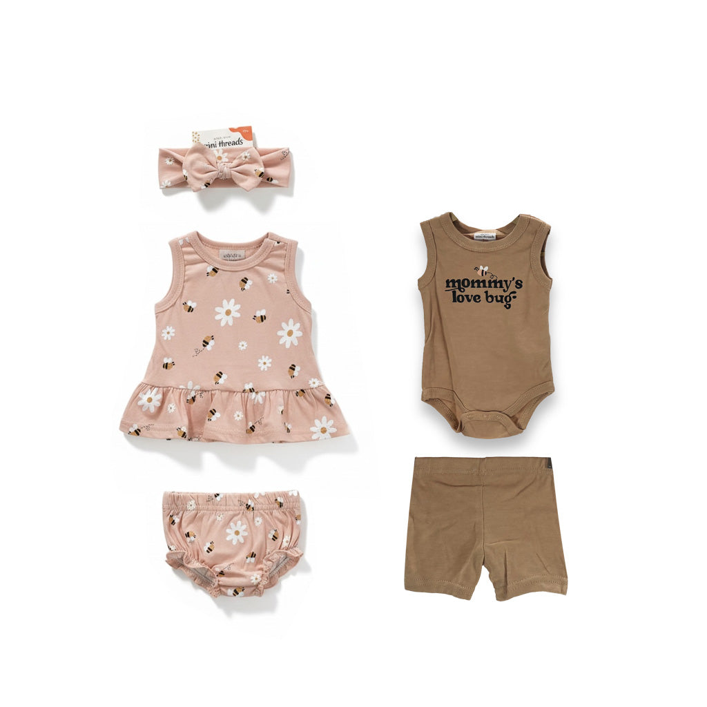 Mimi Threads Bees 5 Piece Set