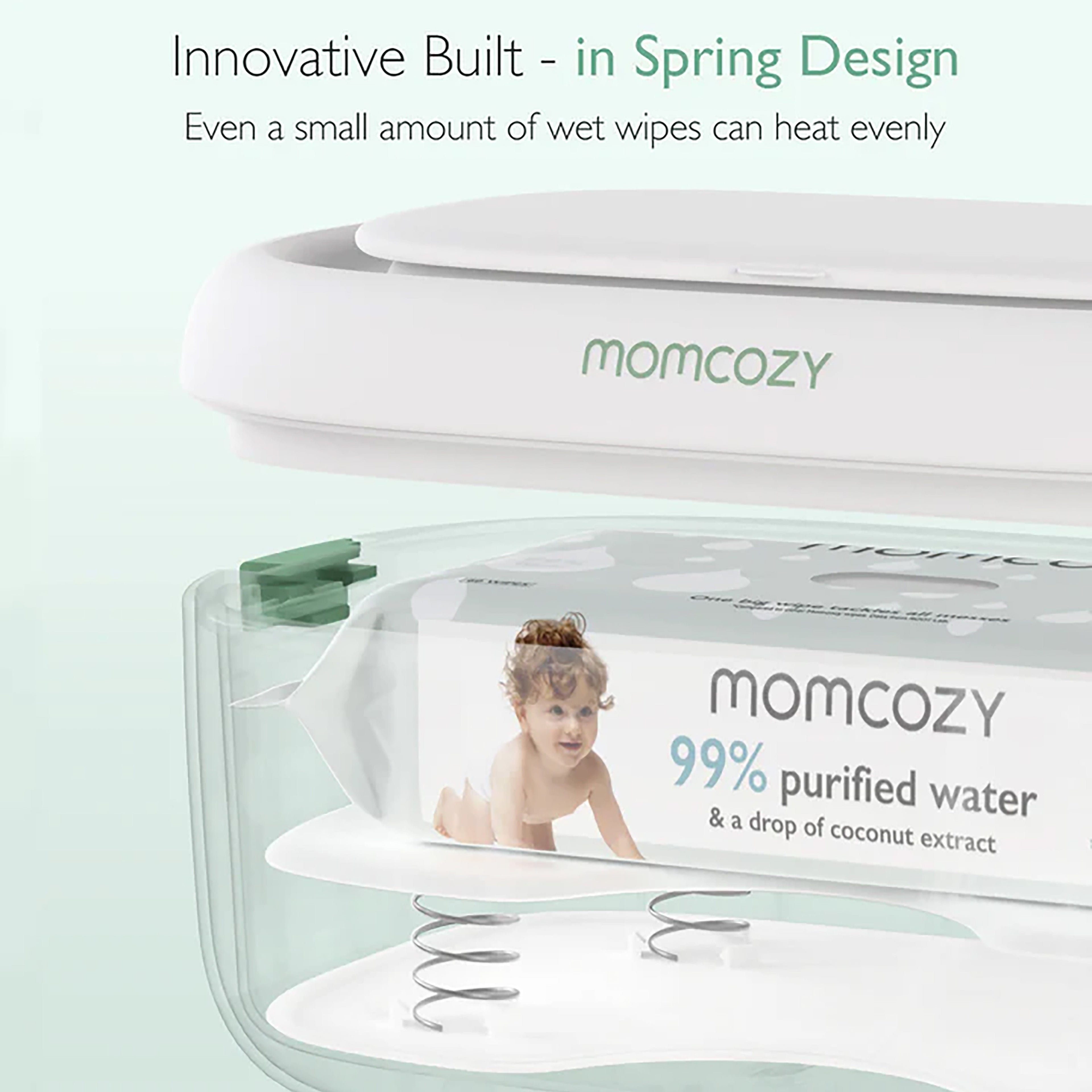 MomCozy Baby Wipe Warmer - EU Plug