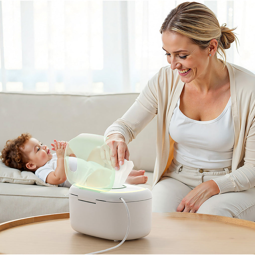 MomCozy Baby Wipe Warmer - EU Plug