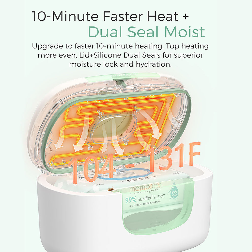 MomCozy Baby Wipe Warmer - EU Plug