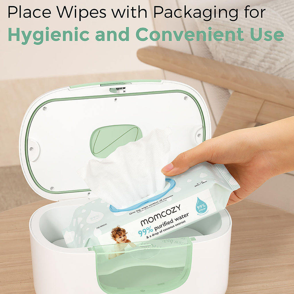 MomCozy Baby Wipe Warmer - EU Plug