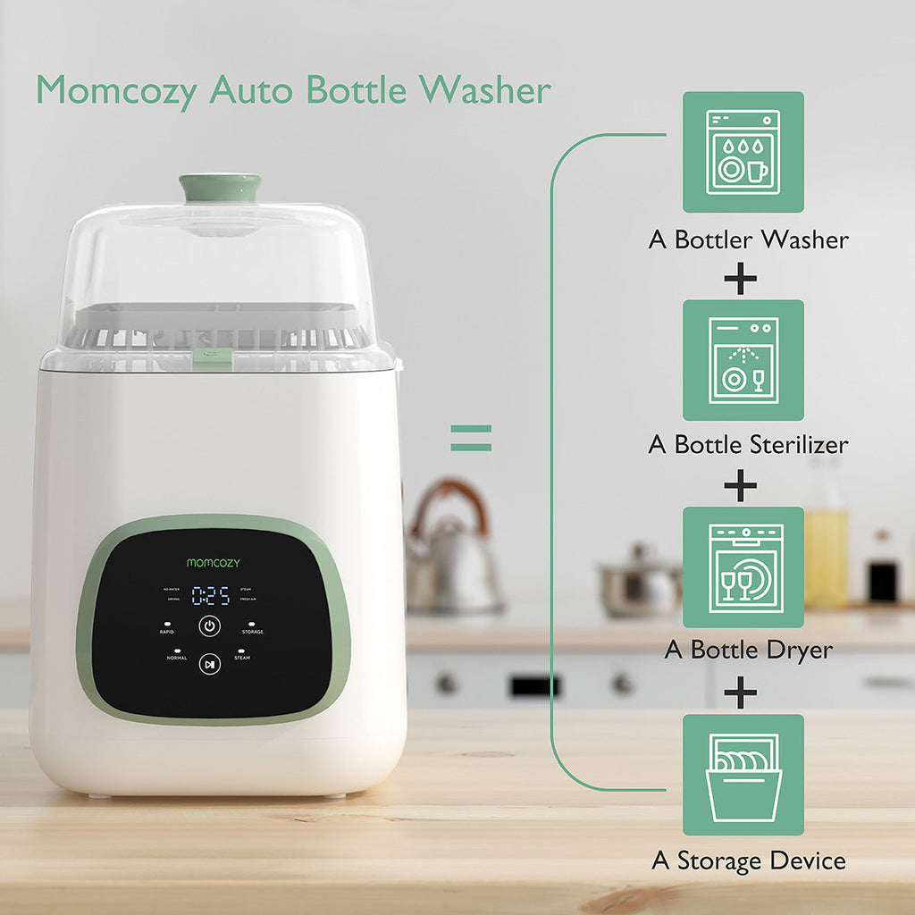 MomCozy KleanPal Pro Baby Bottle Washer - EU Plug