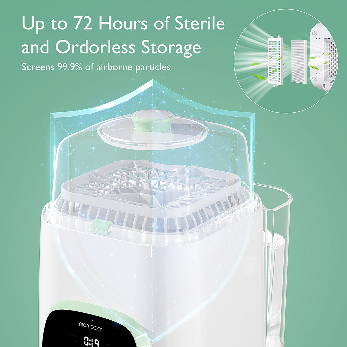 MomCozy KleanPal Pro Baby Bottle Washer - EU Plug