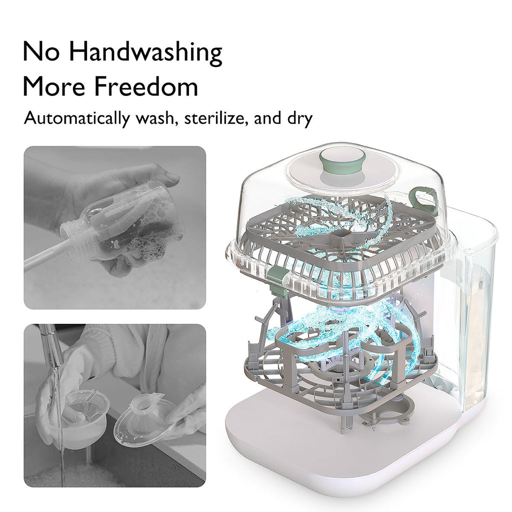 MomCozy KleanPal Pro Baby Bottle Washer - EU Plug
