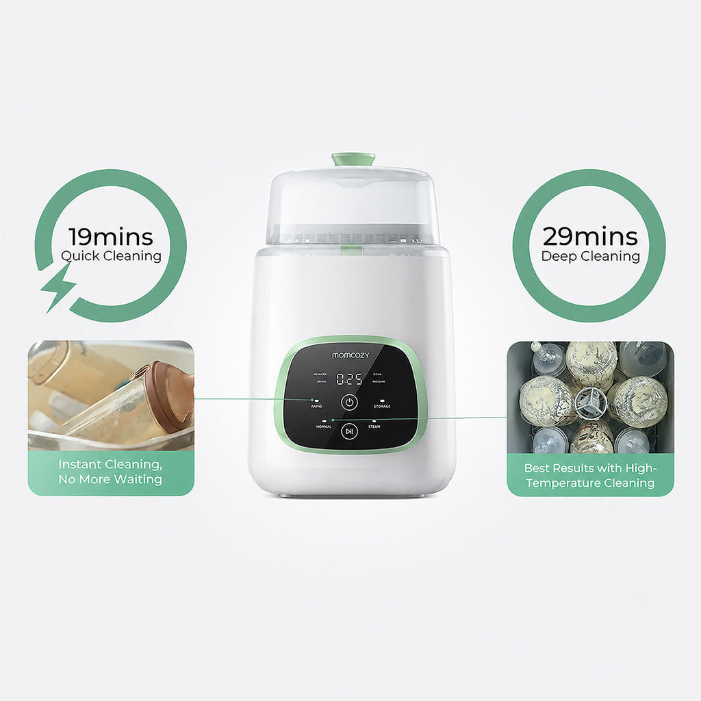 MomCozy KleanPal Pro Baby Bottle Washer - EU Plug
