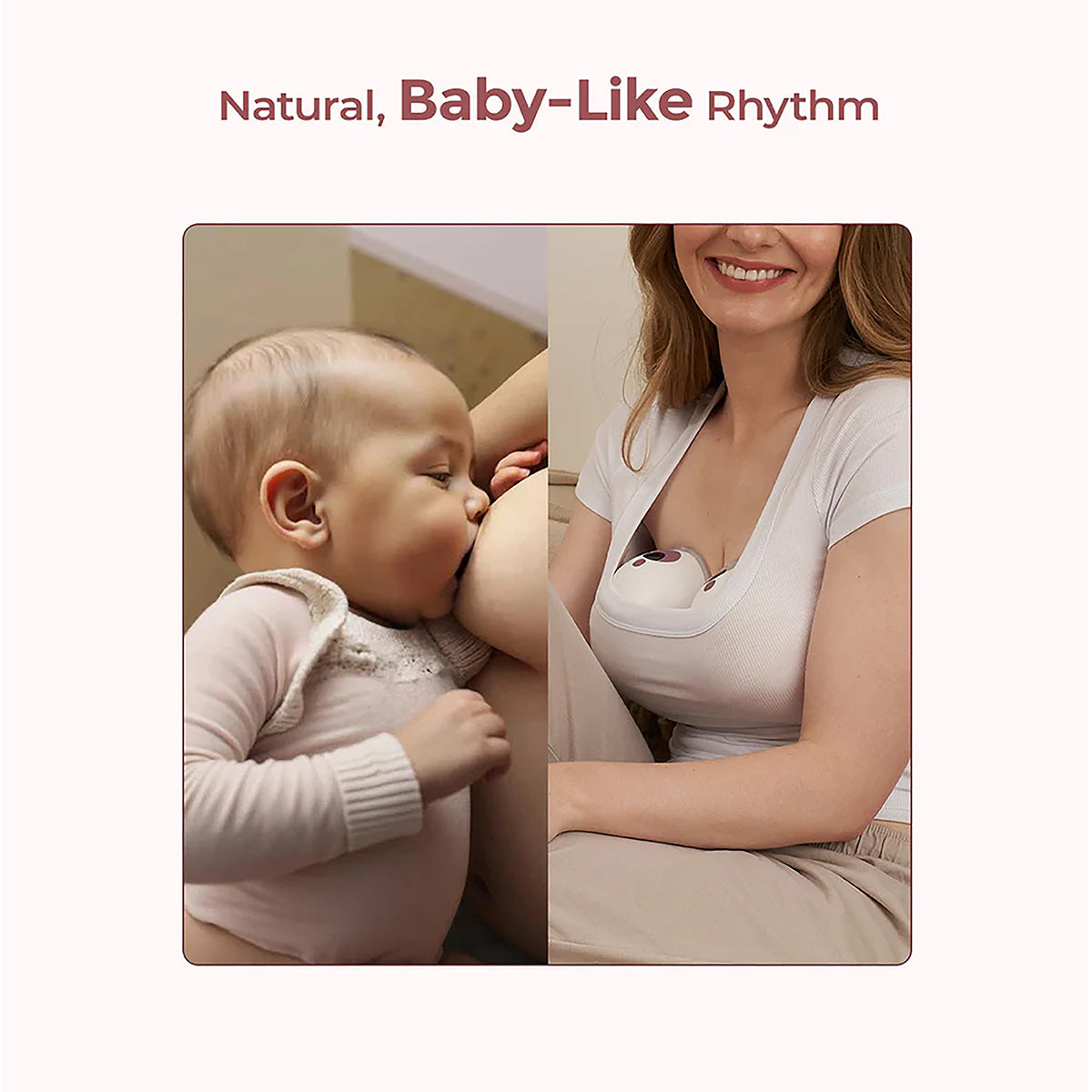 MomCozy M5 Single Breast Pump Red