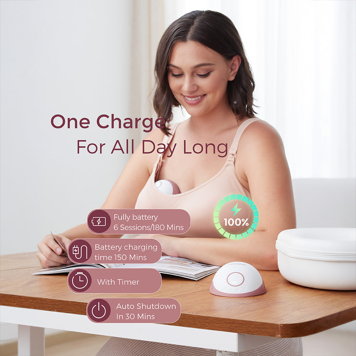 MomCozy M6 Single Breast Pump