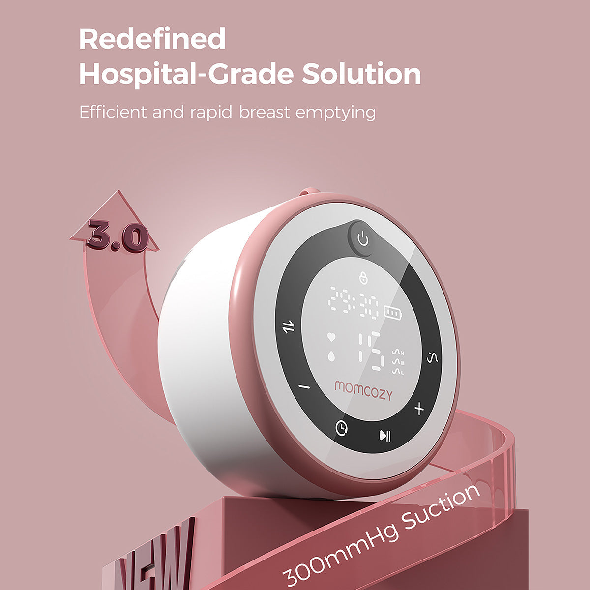 MomCozy V1 Pro Hospital-Grade Wearable Breast Pump