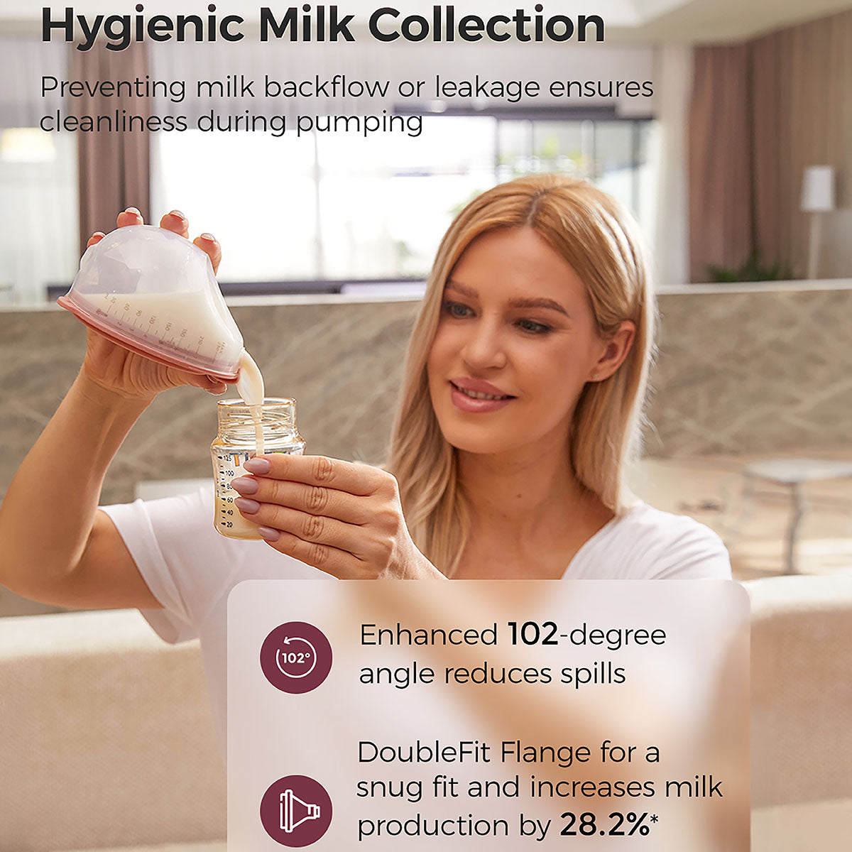 MomCozy V1 Pro Hospital-Grade Wearable Breast Pump