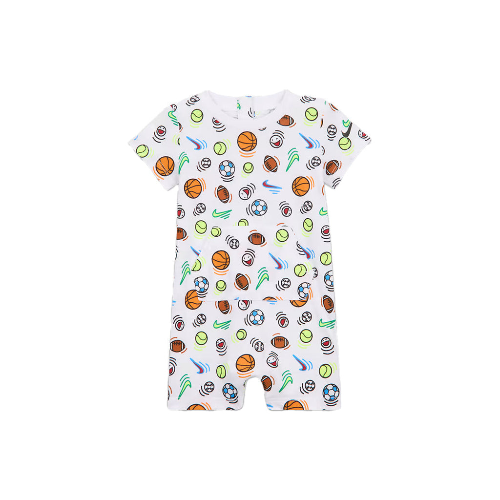 Nike NKB B NSW In The Zone AOP Romper - White