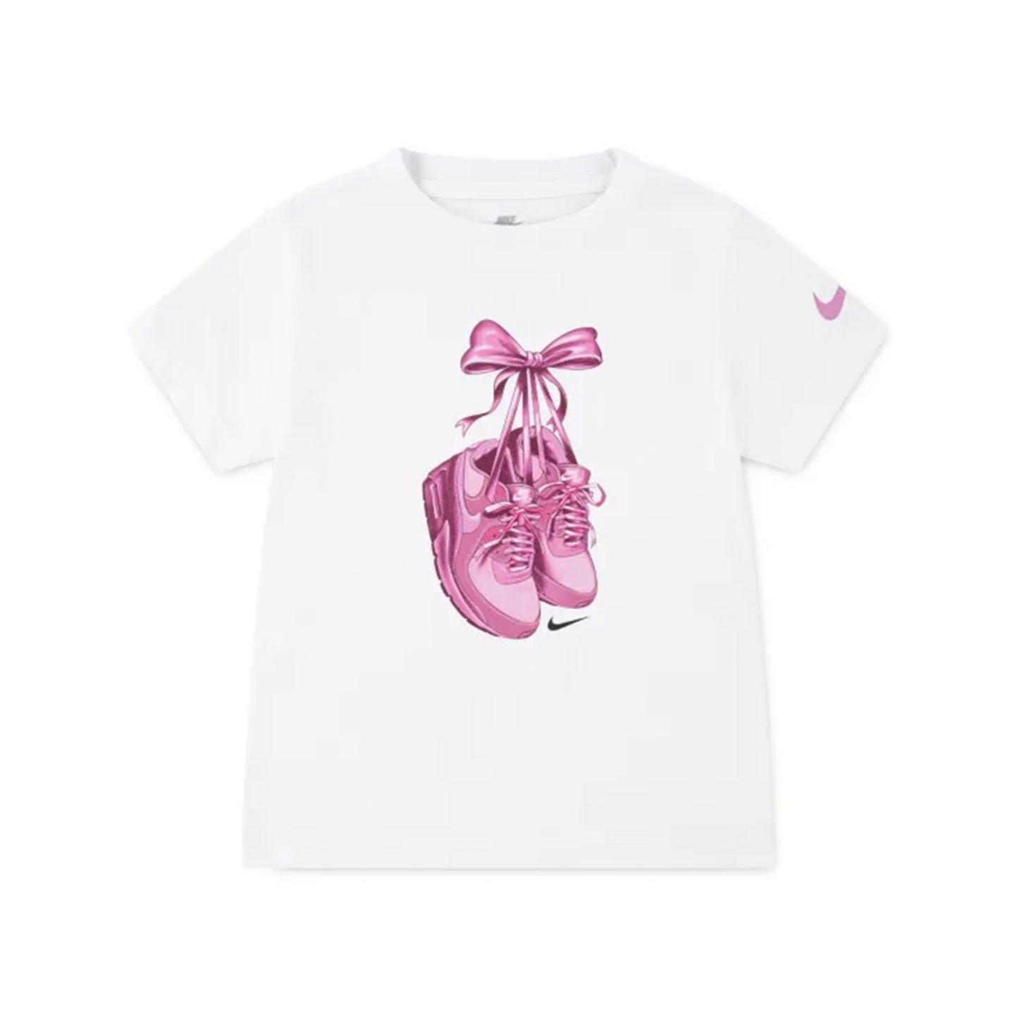 Nike NKG BowMax SS Tee White & Exclusive Tempo Short Medium Soft Pink