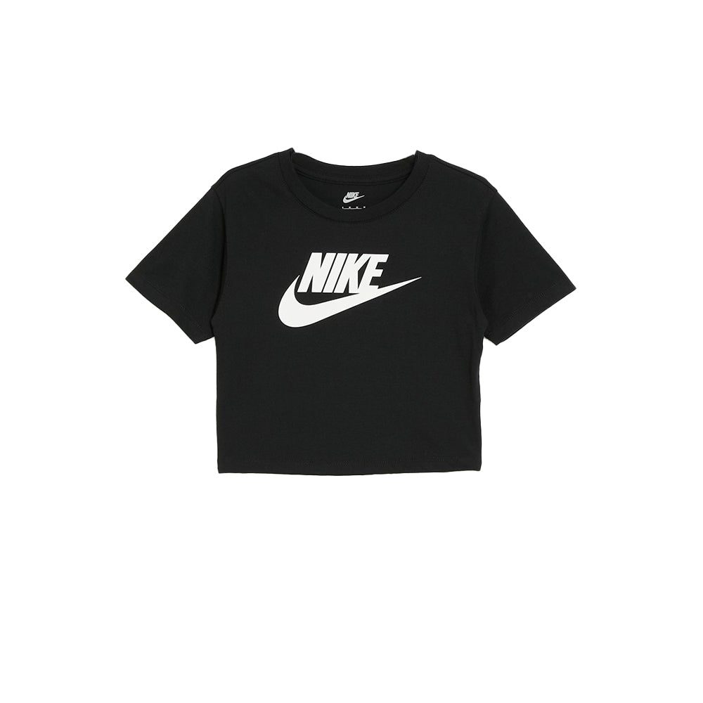 Nike Kids HBR Club Cropped Boxy Tee - Black