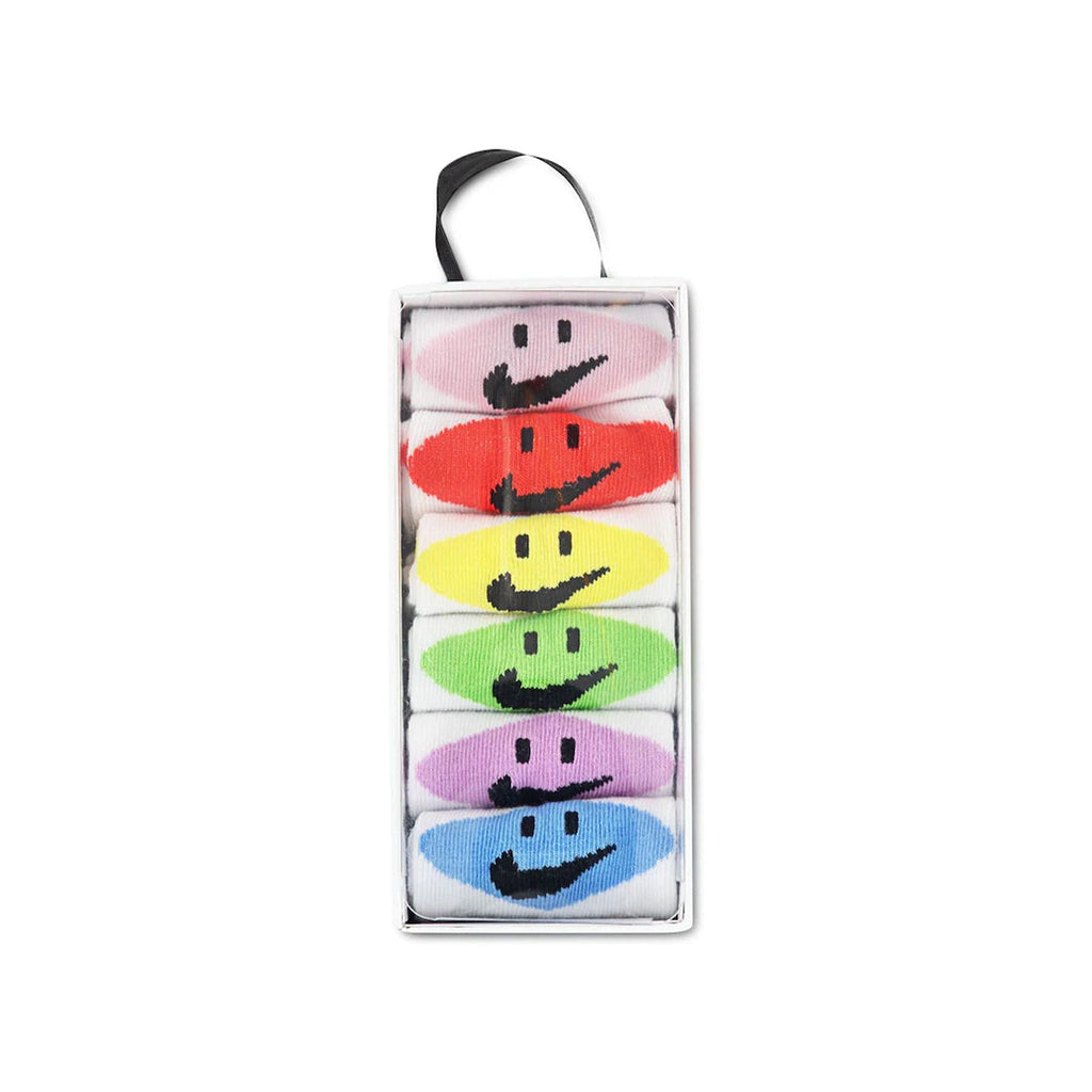 Nike NHN Infant 6pk Smiley Ankle - Medium Soft Pink